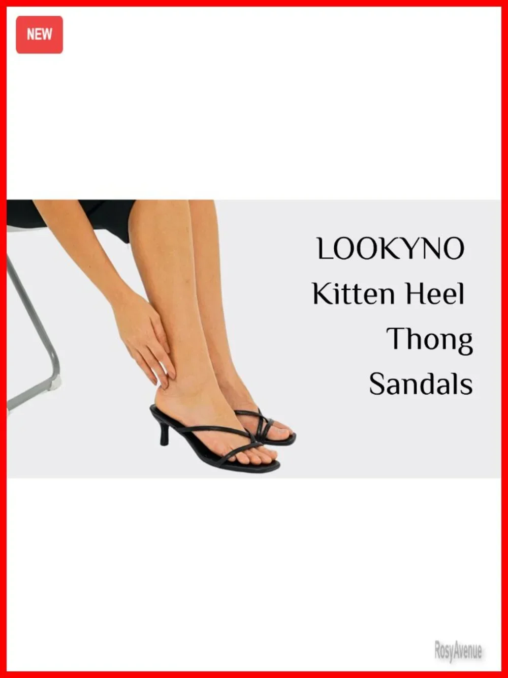 Kitten Heels Square Open Toe Thong Sandals Low Heel Party